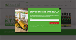 Desktop Screenshot of nucoconut.com